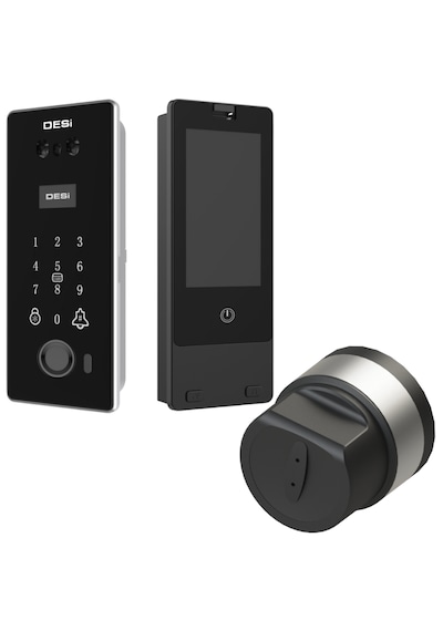 Desi Quic Vision V002 Yüz Tanıma - Şifre - Avuç İzi - Kart - Canlı Görüşme Ve Utopic Rx Akıllı Kilit V002 + Rx