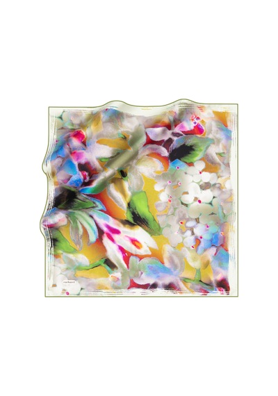 Çiçek Desenli Cacharel Twill Çiçekli-mavi Çiçekli-mavi