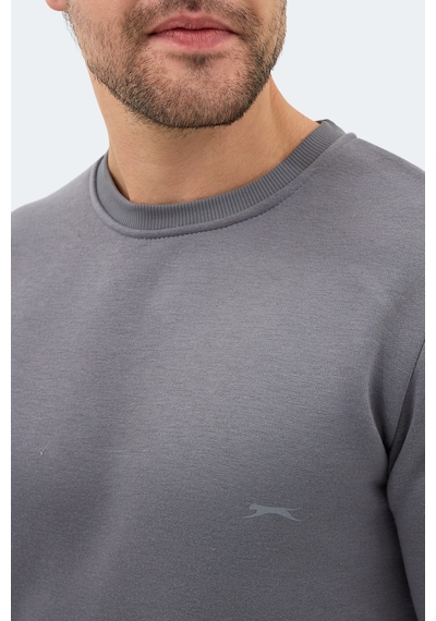 Slazenger Konnor In Erkek Koyu Gri Sweatshırt Koyu Gri