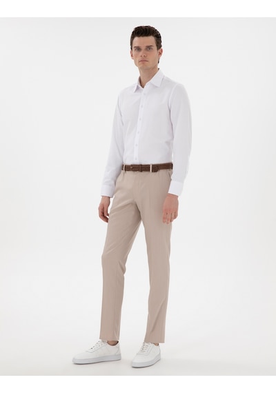 Pierre Cardin Erkek Beyaz Gömlek Desenli 50303375-vr013 Beyaz