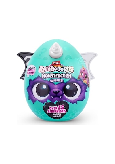 Raınbocorn Monstercorn Surprız Pelus-9297 Gri Boynuz