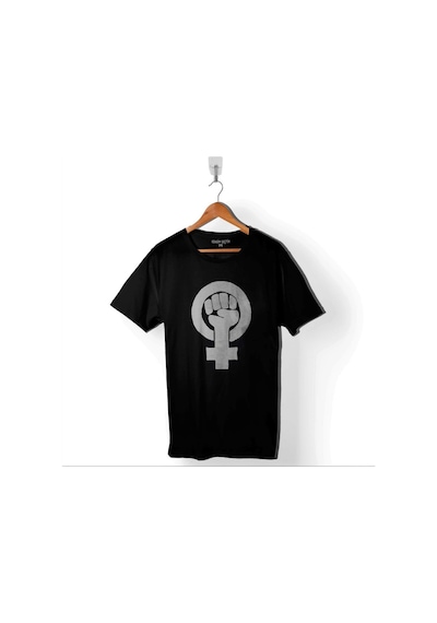 Özgürlük Eylem Güçlü Kadın Hakları Feminizm Baskılı Tişört Unisex T-shirt 001