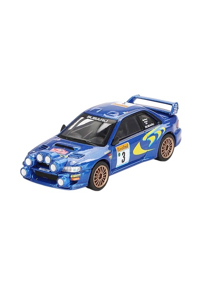 Mini Gt 1:64 Subaru Impreza Wrc98 1998 Rally Monte-carlo 3rd Place Mavi