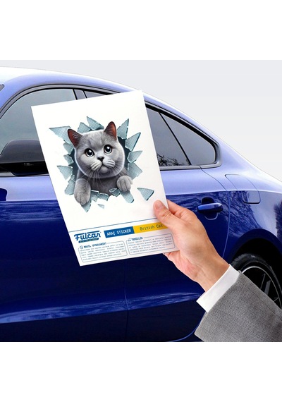 Fulcar British Araç Stickerı Çok Renkli