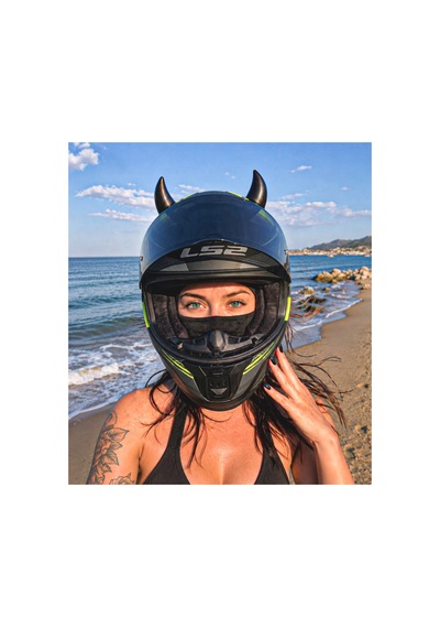 Şeytan Boynuzu Motosiklet Kask Aksesuarı 2adet Kask Dahil Değildir