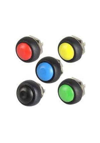 Buton Pbs33B 12Mm Buton Buton 3 Adet Kırmızı