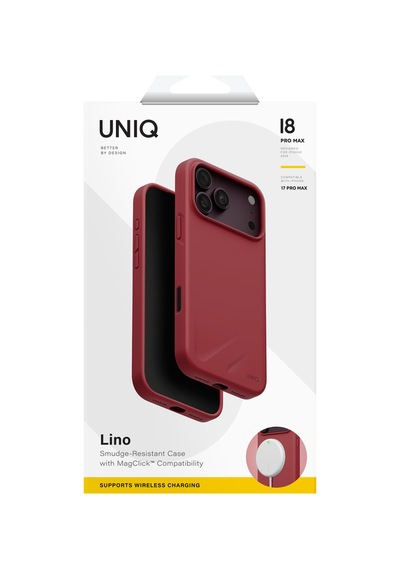 Apple iPhone Uyumlu 18 Pro Max Kılıf Sıvı Silikon Lino 2.5 Metreden Düşmeye Dayanıklı Soft Yumuşak Magsafe Kapak Kırmızı