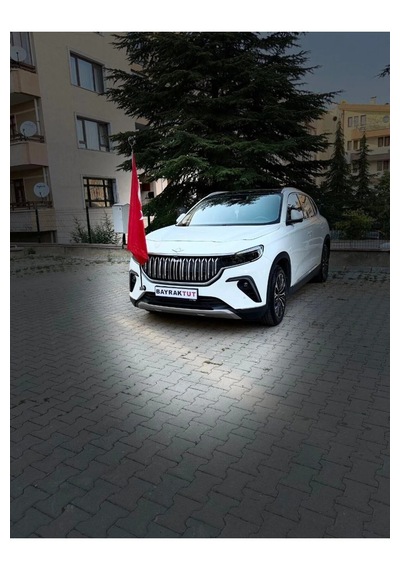 Togg T10x Ve T10f Uyumlu Çeki Demiri Bayrak Tutucu 1000 x 1500 CM