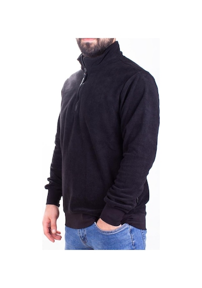 Twister Jeans Twister 1903 Siyah Fermuarlı Dik Yaka Erkek Sweatshirt Siyah