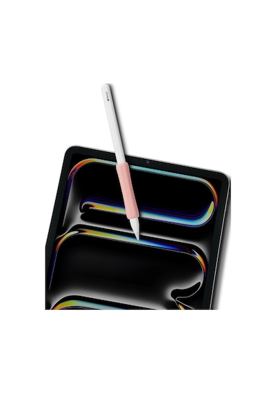 Pencil 1. Nesil / 2. Nesil / Usb-c / Pro Uyumlu Parmak Desteği Silikon Dokunmatik Kalem Tutacağı 01 Mavi