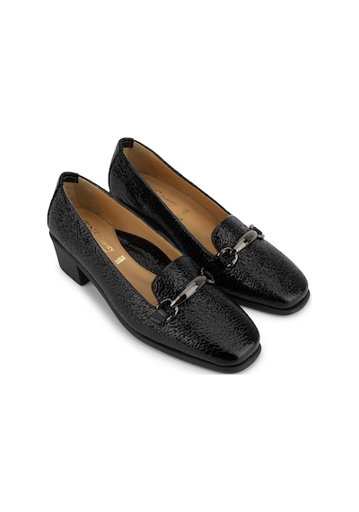 Relax Anatomic Tnc Luxury Kadın Hakiki Deri Siyah Kırışık Rugan Topuklu Ayakkabı 611 Et5711 Bn Ayk Sk26-27 Black 58