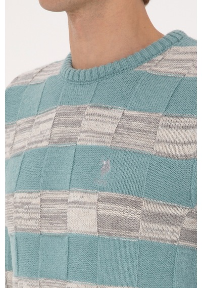 U.s. Polo Assn. Erkek Koyu Mint Kazak /triko 50307829-vr152 Koyu Mınt