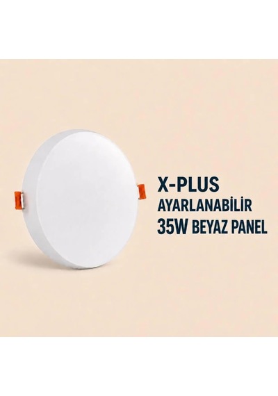 Xplus Ayarlanabilir Led Panel 35w Cata Ct-5663b - Delik Çapı Ayarlanabilir Sıva Altı Tavan Armatürü - 6400k Beyaz Genel
