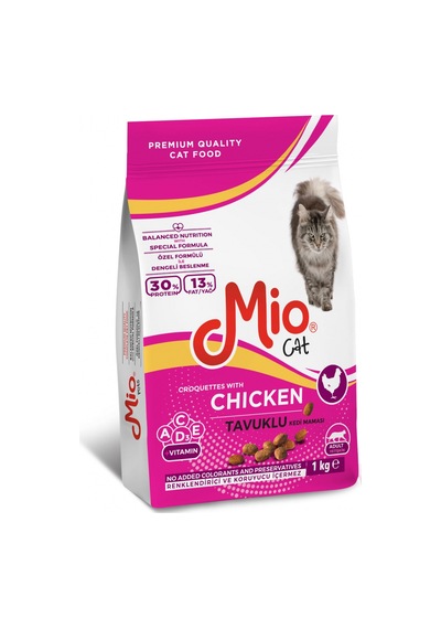 Mio Tavuklu Yetişkin Kedi Maması 1 KG