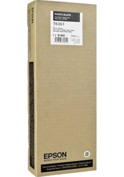 Epson T6361 C13T636100 Foto Siyah Kartuş