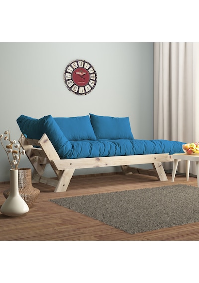 Adalar Masif Natural-mavi Renk 2li Kanepe Cpt8109-210