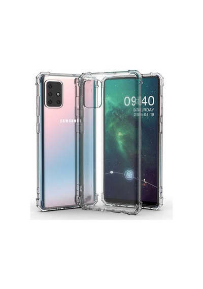 Samsung Uyumlu Galaxy A71 Kılıf Zore Nitro Anti Shock Silikon Renksiz