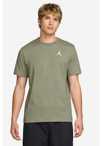 Nike Air Jordan Jumpman Ss Crew Mens Erkek Günlük Tişört Yeşil Yeşil