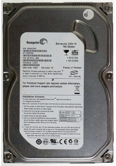 Seagate Barracuda ST3160215A 3.5" 160 GB IDE HDD