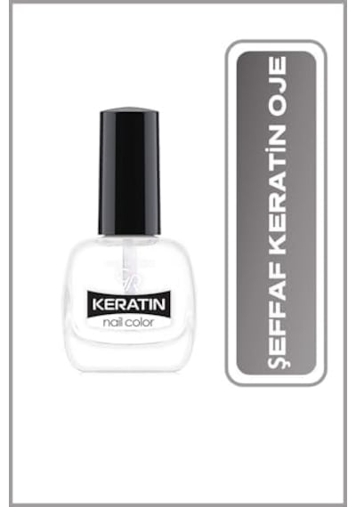 Keratin Nail Clear - Keratin İçerikli Güçlendirici Parlak Oje