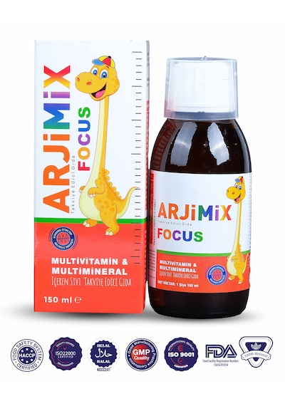 Arjimix Focus Multivitamin İçeren Takviye Edici Gıda 150 ML