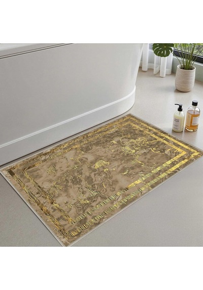 Banyo Paspası, Yumuşak Banyo Halısı, Kaymaz Dot Tabanlı, Su Emici, Makinede Yıkanabilir - 40 X 60 Cm Çok Renkli