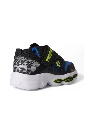 019 Çocuk Rahat Sneaker Siyah/saks Mavi