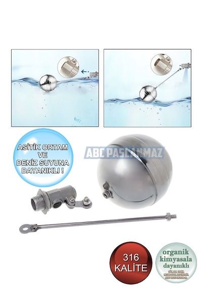 Krom Şamandıra 316 Kalite Cf8m Paslanmaz 1'' Flatör