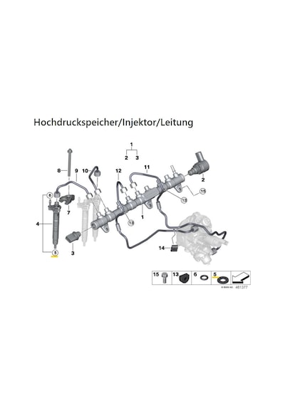 6 x BMW 3 SERİSİ G20 G21 B57 330d DİZEL ENJEKTÖR PULU ELRİNG