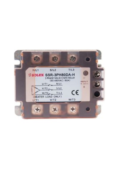 Soljex Ssr-3ph80da-h ,3x480v/80a 3v..30vdc 3-faz Dc-ac Ssr