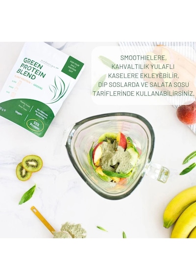 Yeşil Protein Karışımı 250 Gr Ahududu