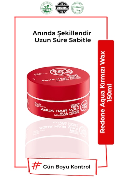 Redone Aqua Wax Kırmızı 150 Ml