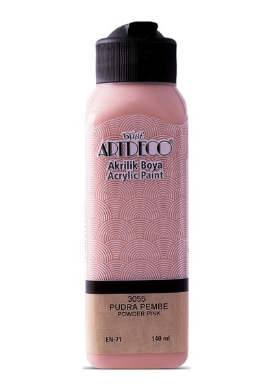 Artdeco Akrilik Boya 140 Ml Pudra Pembe 070r-3055 Çok Renkli