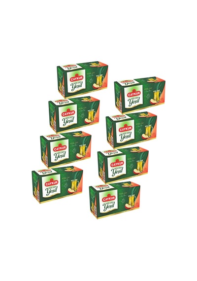 Herdem Yeşil Çay Süzen Poşet Elmalı 1,6gr 25 Adet Sekizli Paket