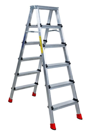 6+6 Çift Çıkışlı Premium Alüminyum Merdiven 20x50 Çok Amaçlı/pratik/kolay 130