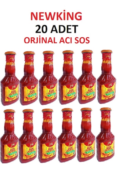 20 Adet Orijinal Acı Sos 333 Gr Hot Sauce Original Şimdi Sipariş Verin, Sofralarınıza Lezzet Gelsin