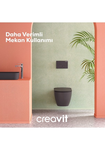 Creavit Drop Cappucino Kumanda Paneli GP2002.06 Kahverengi
