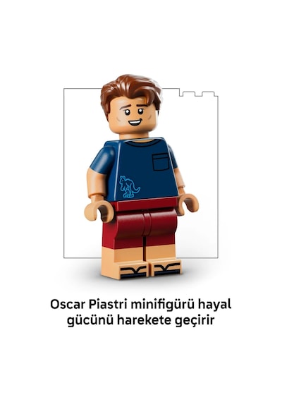 LEGO® Editions McLaren Mastercard F1® Team Oscar Piastri Kaskı 43017 - 14 Yaş ve Üzeri için F1® Modeli Yapım Seti (793 Parça)