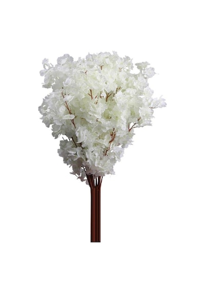 Yapay Çiçek Bahar Dalı Japon Kiraz Çiçeği 90 Cm Beyaz