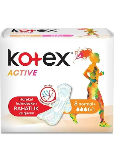 Kotex Active Hijyenik Ped Normal 8'li