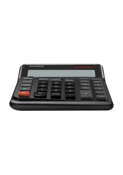 Casio DE-12E-BK Siyah 12 Hane Masa Üstü Ergonomik Tuşlu Hesap Makinesi