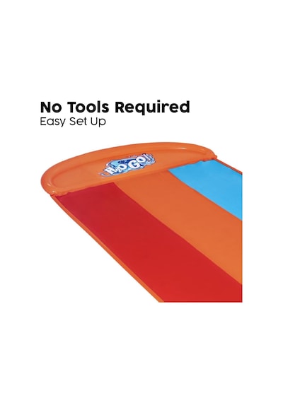 Bestway H2ogo Tsunami Splash Ramp Üçlü Kaydırak 488 Cm Çok Renkli