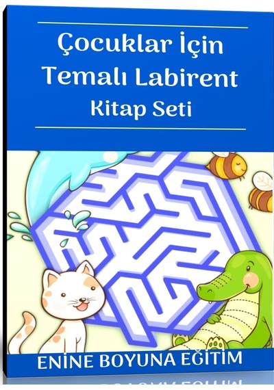 Çocuklar için Temalı Labirent Kitap Seti 2 Kitap