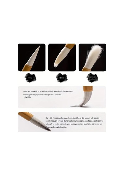Tr Çini Tahrir, Seramik Boyama, Çini Boyama, Vazo, Sırlama, Resim, Hasır Fırçalık, Brush Yazı-18 Parça