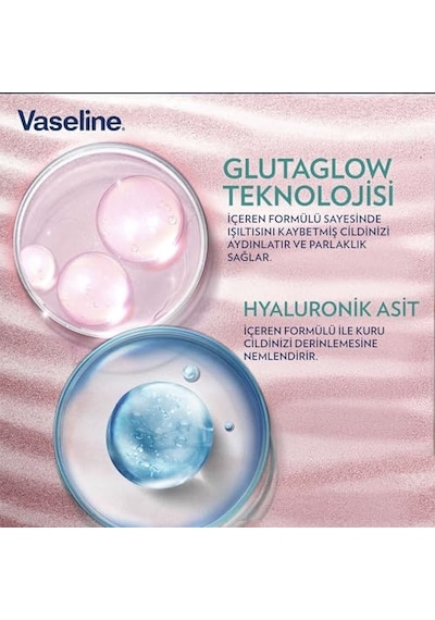 Vaseline Gluta-hya Serum Etkili Vücut Losyonu, Pürüzsüzleştirici, 170 Mililitre