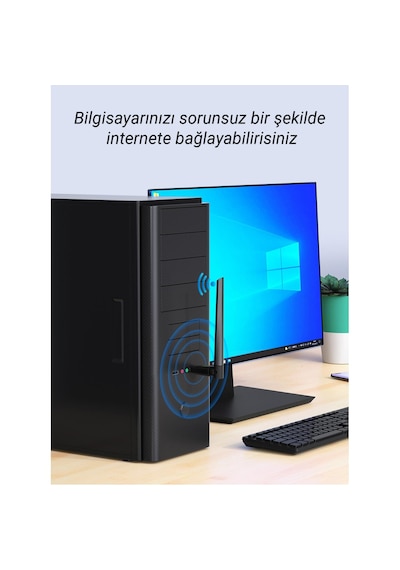 Dm Ad081 150 Mbps Usb Wireless Adaptör Wifi Alıcı Verici Access Point