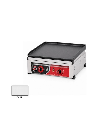 Silverinox Elektrikli Set Üstü Döküm Düz Pleyt Izgara 50 Cm 220v