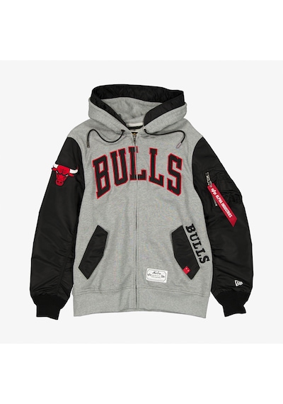 Alpha Industries X Chicago Bulls Gray Ma-1 Unisex Gri Fermuarlı Ceket 60684160 Çok Renkli Alpha Industries X Chicago Bulls Gray Ma-1 Unisex Gri Fermuarlı Ceket 60684160 Çok Renkli