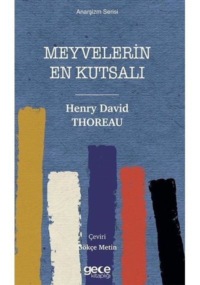 Meyvelerin En Kutsalı / Henry David Thoreau 9786257268349