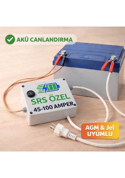 Akü Canlandırma Desülfatör Cihazı Akü Tamir Cihazı Akü Şarj Cihazı 45-100a